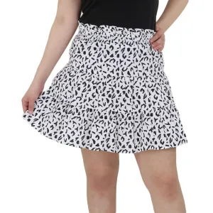 Jupe imprimée pour femme, Noir/Blanc