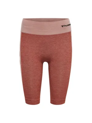 Leggings courts côtelés pour femme, Brique