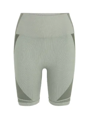 Leggings courts côtelés pour femme, Vert