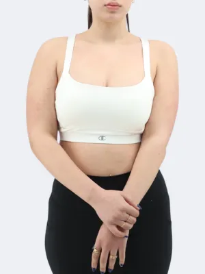 Haut de sport féminin court, Blanc