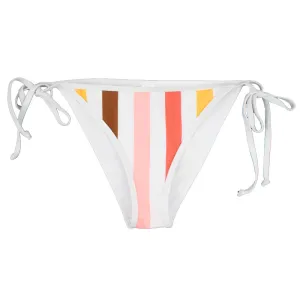 Slip de Bikini à Rayures Femme avec Nœuds Latéraux, Multi