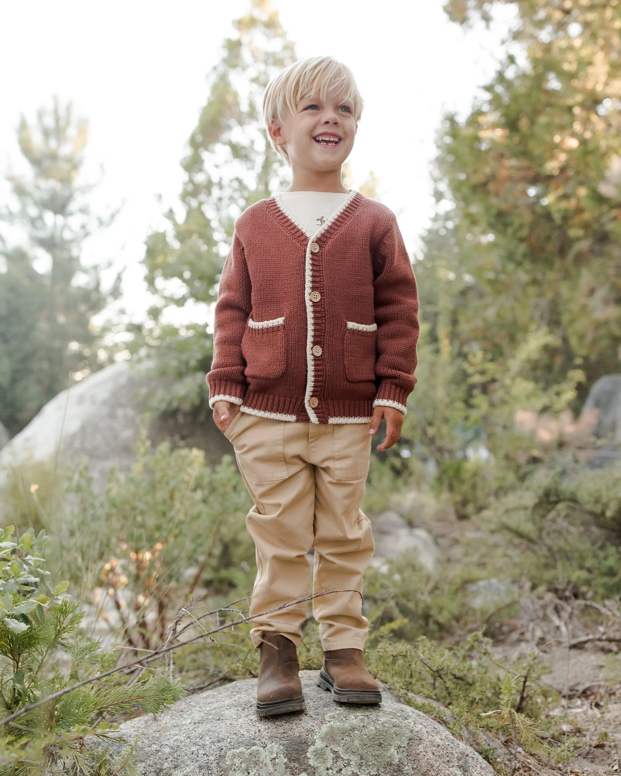 Wynn Cardigan || Brique