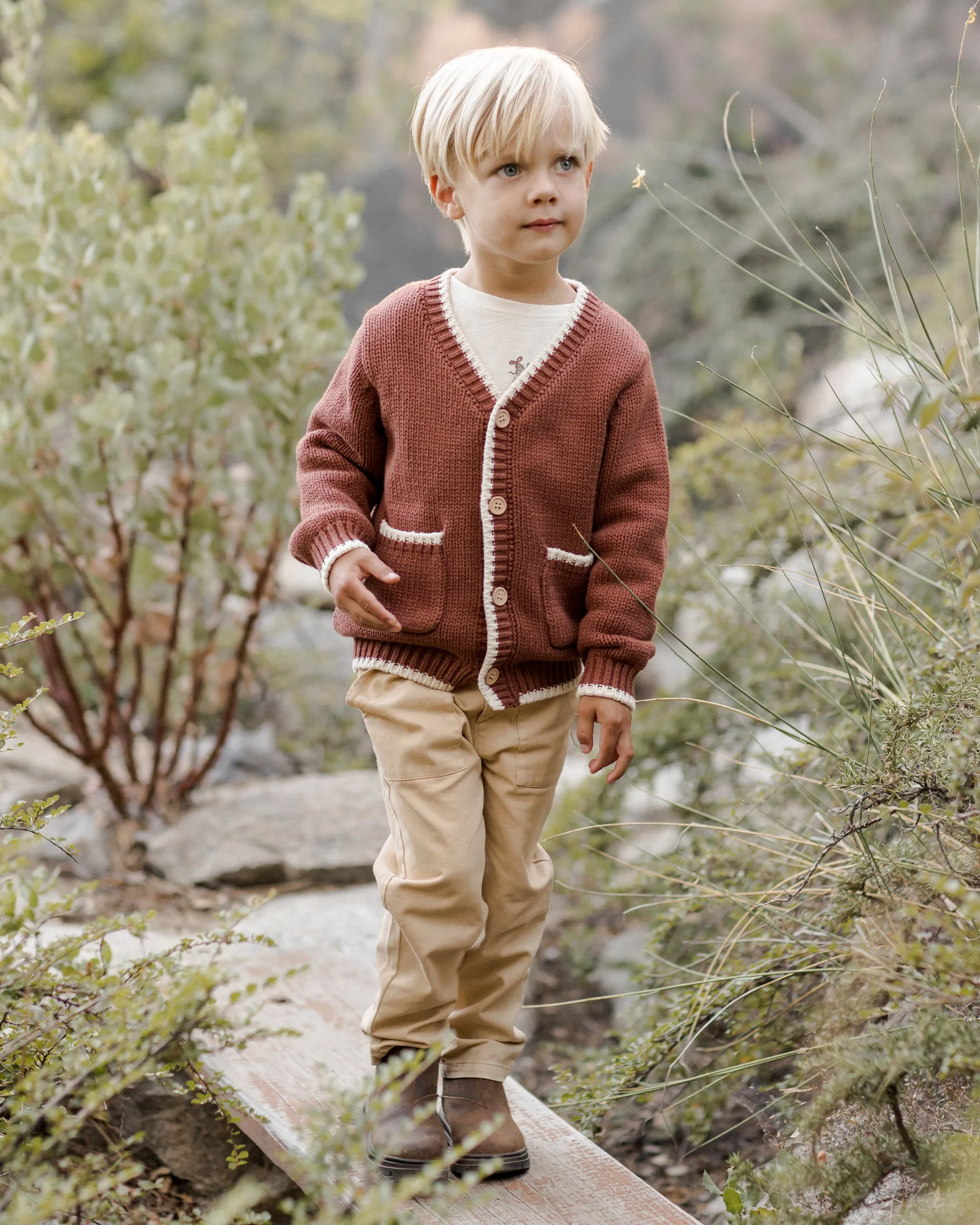 Wynn Cardigan || Brique