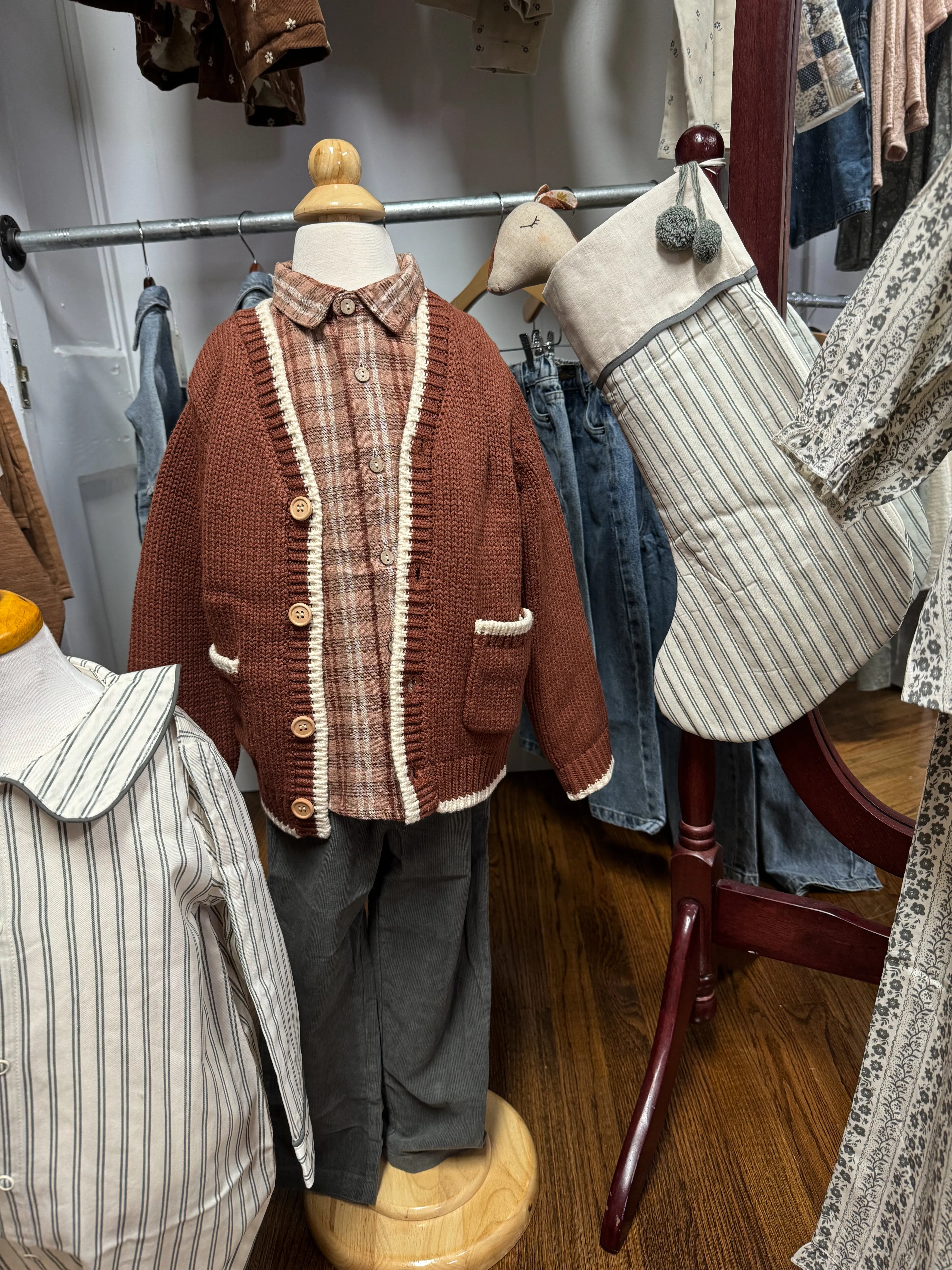 Wynn Cardigan || Brique