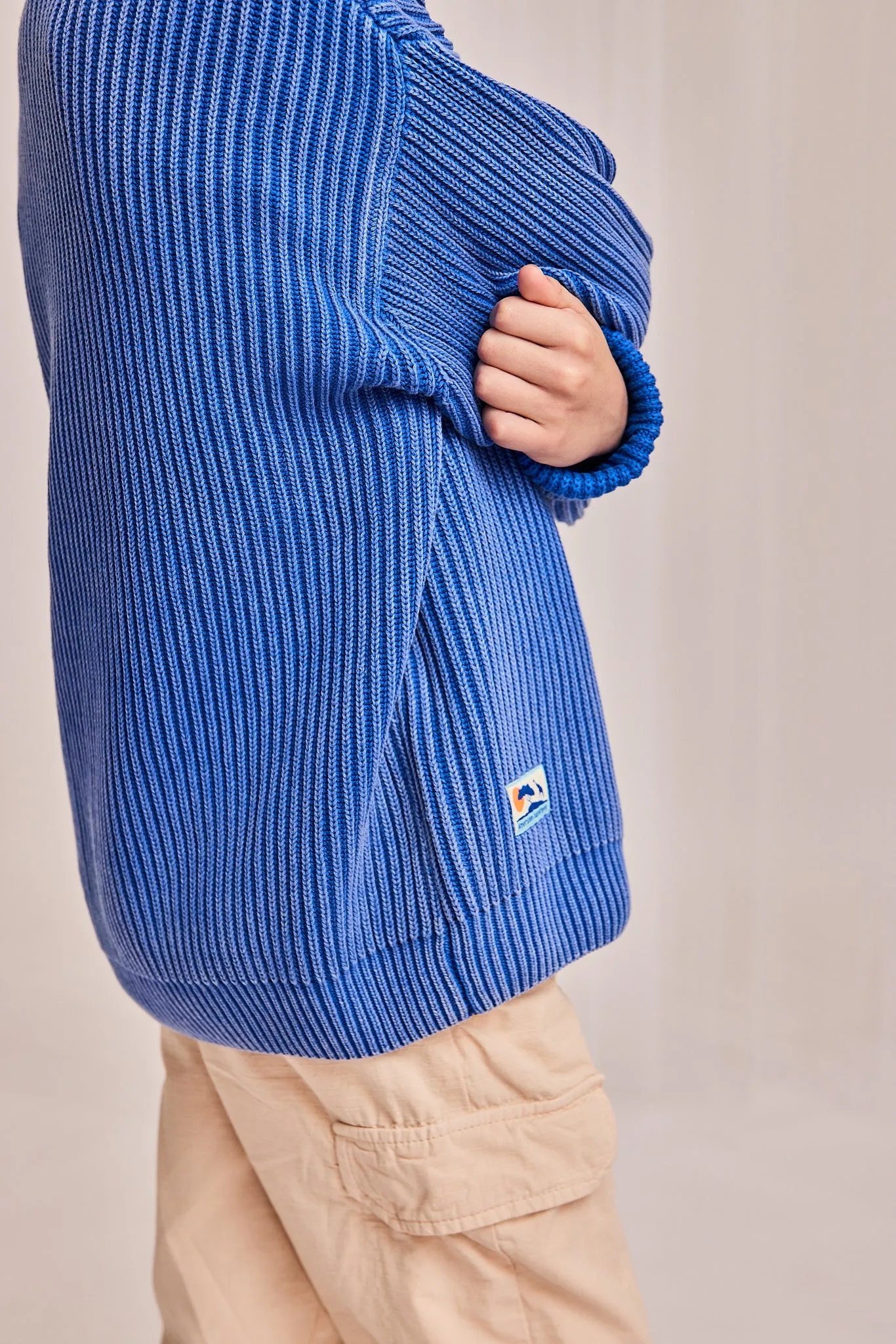 yaro col fin 000707 - bleu vif Ao76 Vêtements Garçons Filles