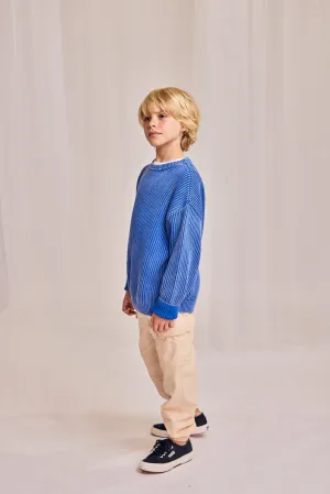 yaro col fin 000707 - bleu vif Ao76 Vêtements Garçons Filles
