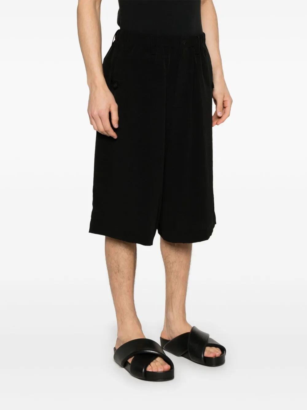 YOHJI YAMAMOTO POUR HOMME - Pantalons courts pour hommes_yohji-yamamoto