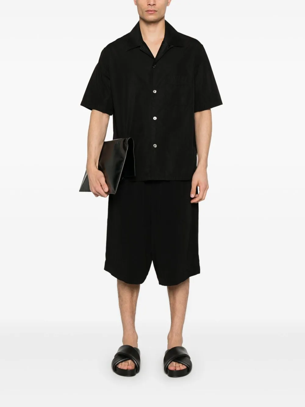 YOHJI YAMAMOTO POUR HOMME - Pantalons courts pour hommes_yohji-yamamoto