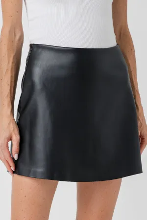 Z Supply Jupe en cuir Ciera