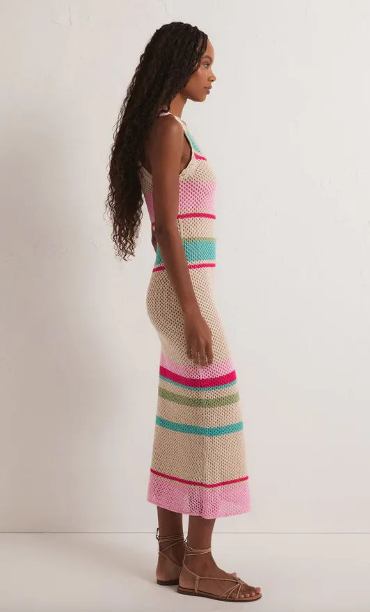 Robe pull en crochet rayée Z Supply Ibiza