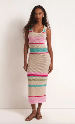 Robe pull en crochet rayée Z Supply Ibiza