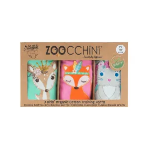 Zoocchini - Ensemble de culottes d'apprentissage de la propreté BIO | Princesse des bois